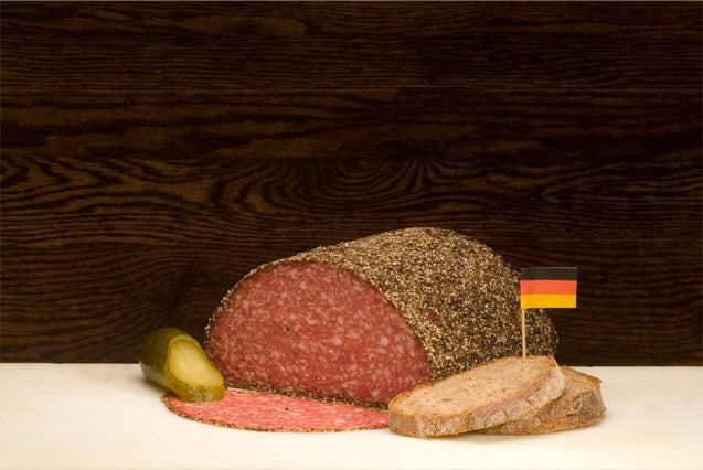 Brotform Pfeffersalami, Smoked