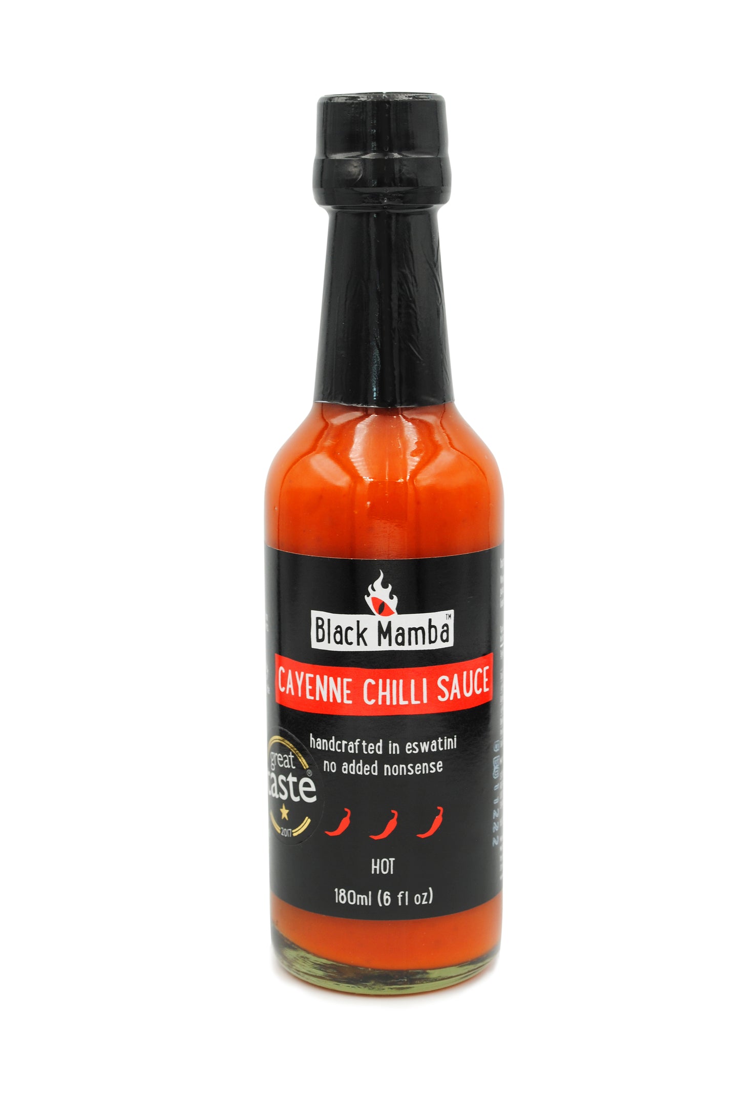 Black Mamba Cayenne Chilli Sauce 180ml