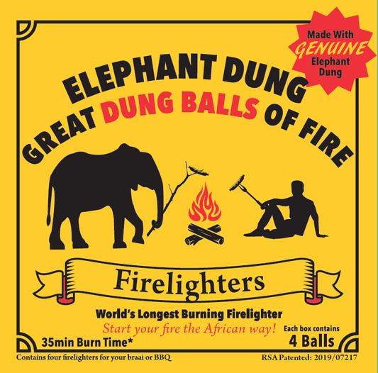Great Dung Balls Of Fire - Eco Friendly Fire Lighters