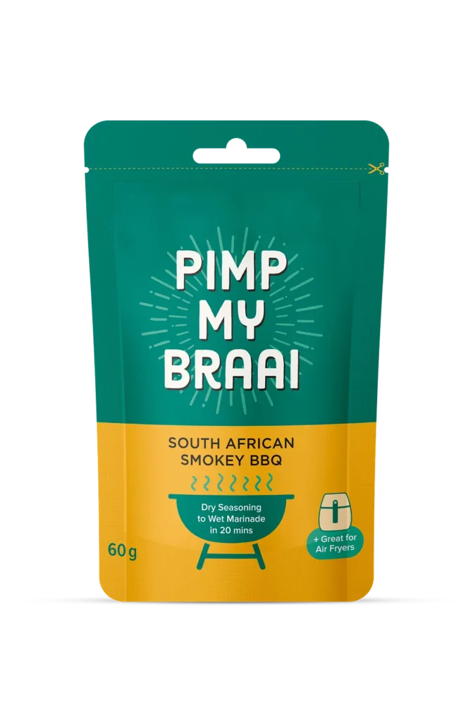 60g Pimp My Braai SA Smokey BBQ Dry Marinade