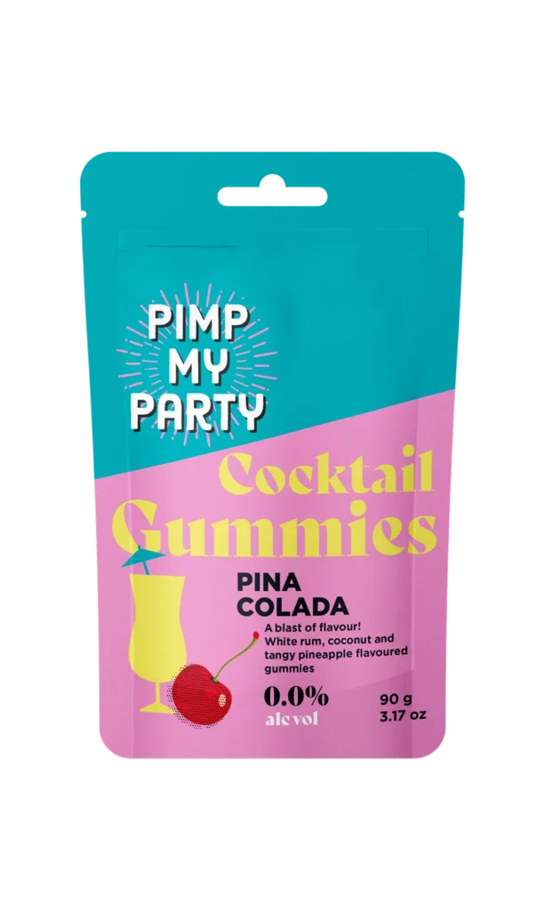 90g Pimp My Party Pina Colada Gummies
