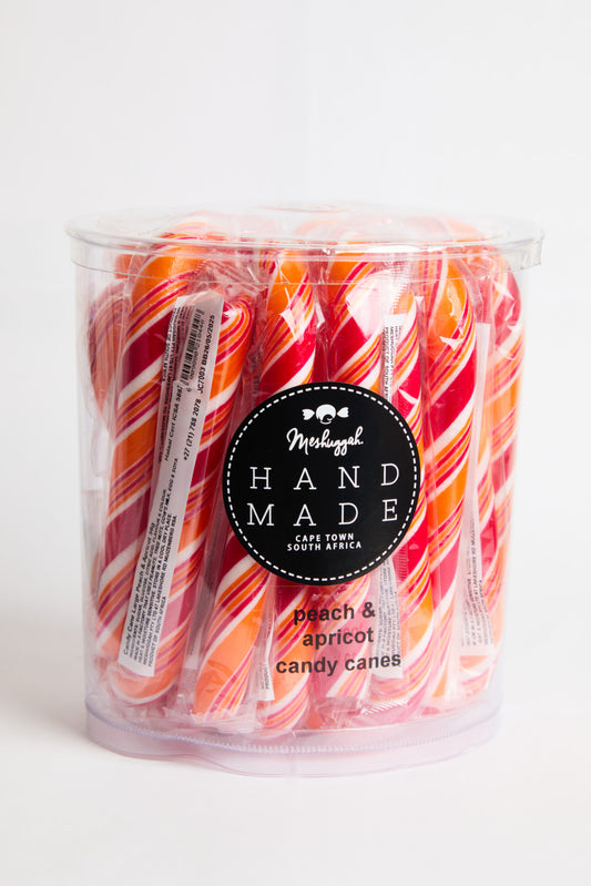 Candy Cane Large - Peach And Apricot 170mm