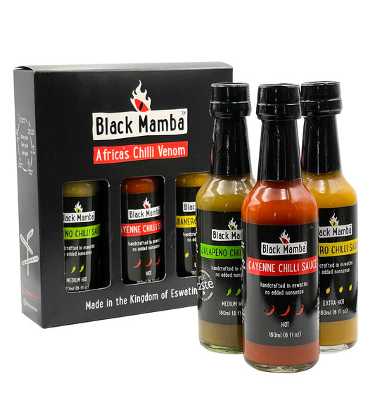 Africa's Chilli Venom Gift Pack 3 X 180ml