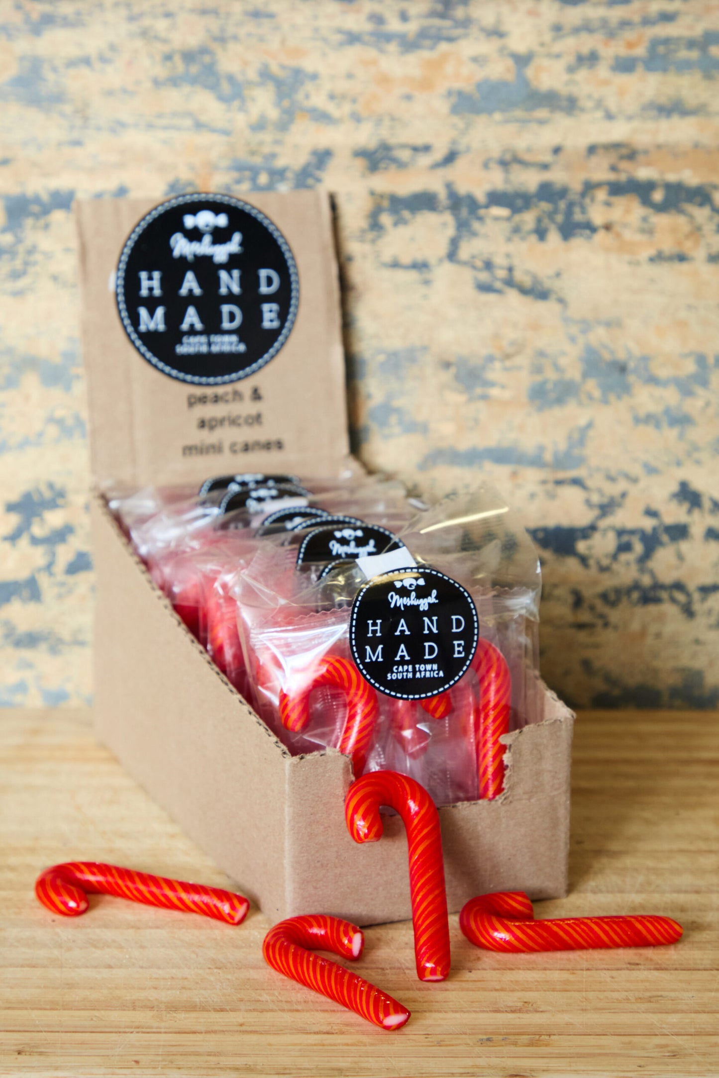 Candy Cane Small - Peach And Apricot (4 X 7G)