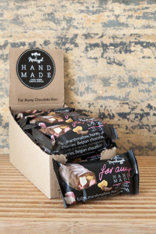Far Away Chocolate Bar - Rocky Road, Belgian Chocolate