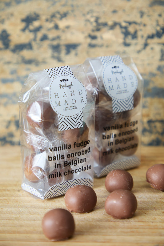 Fudge Balls - Hand Rolled And Coated In Belgian Milk Chocolate