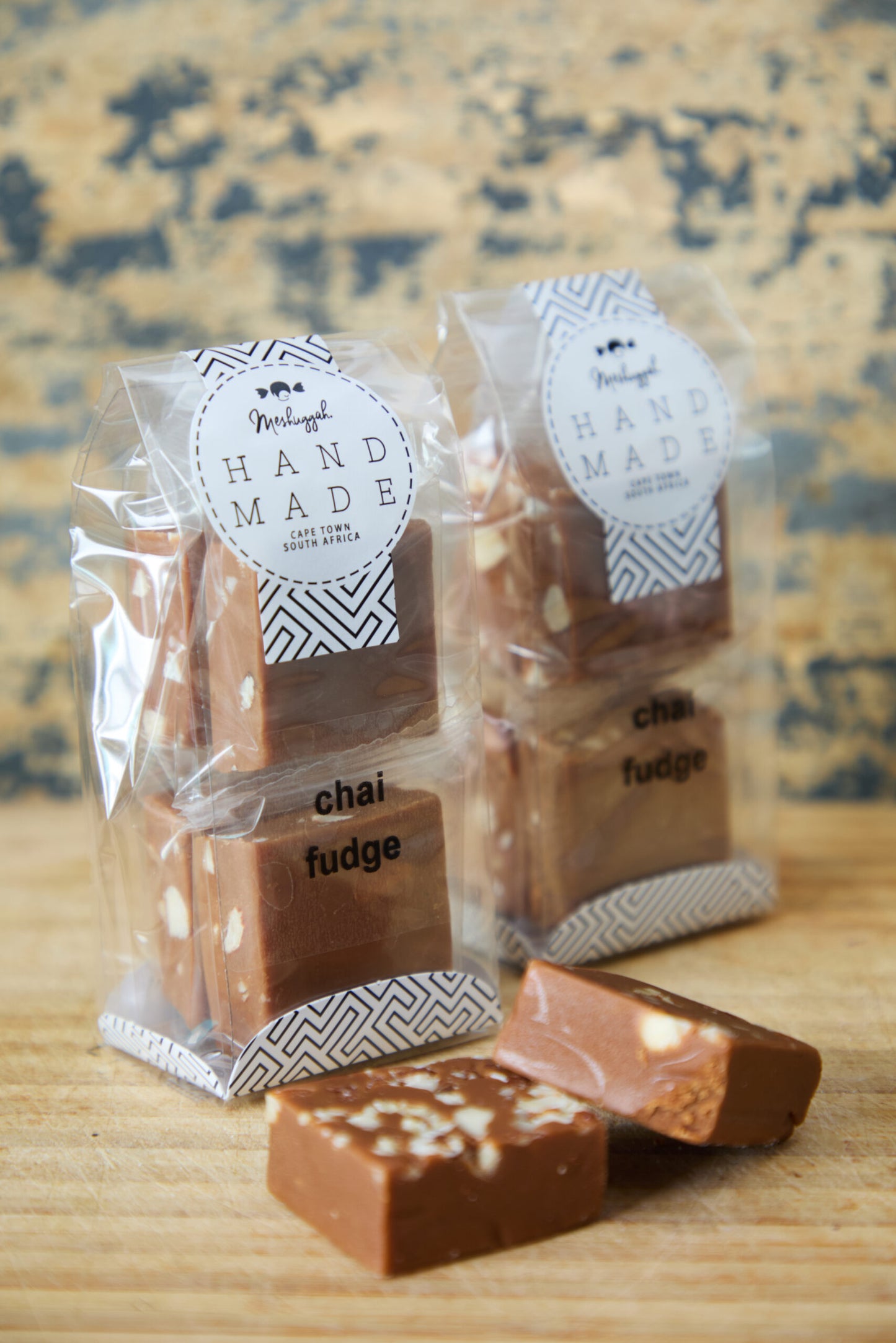 Fudge Single Squares (4 X Exotic Chai And Almonds)
