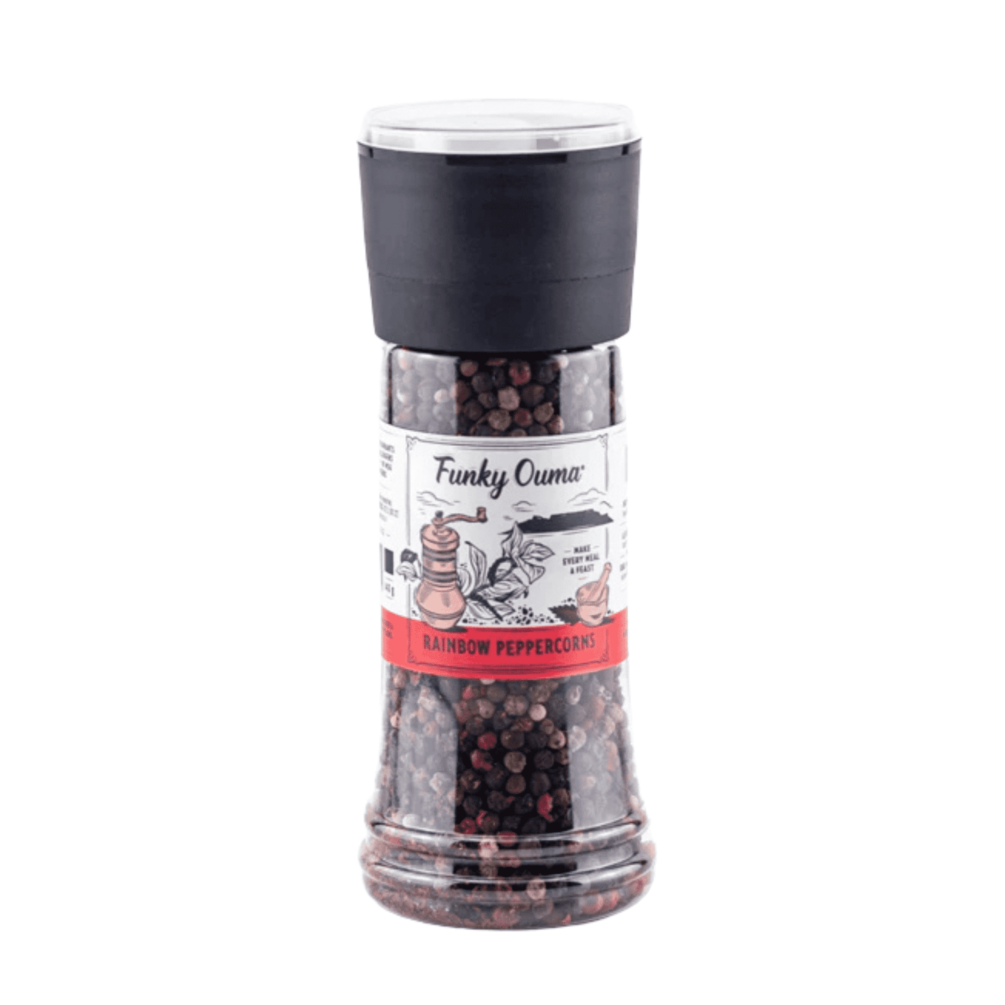 Grinder: Rainbow Peppercorns 250ml