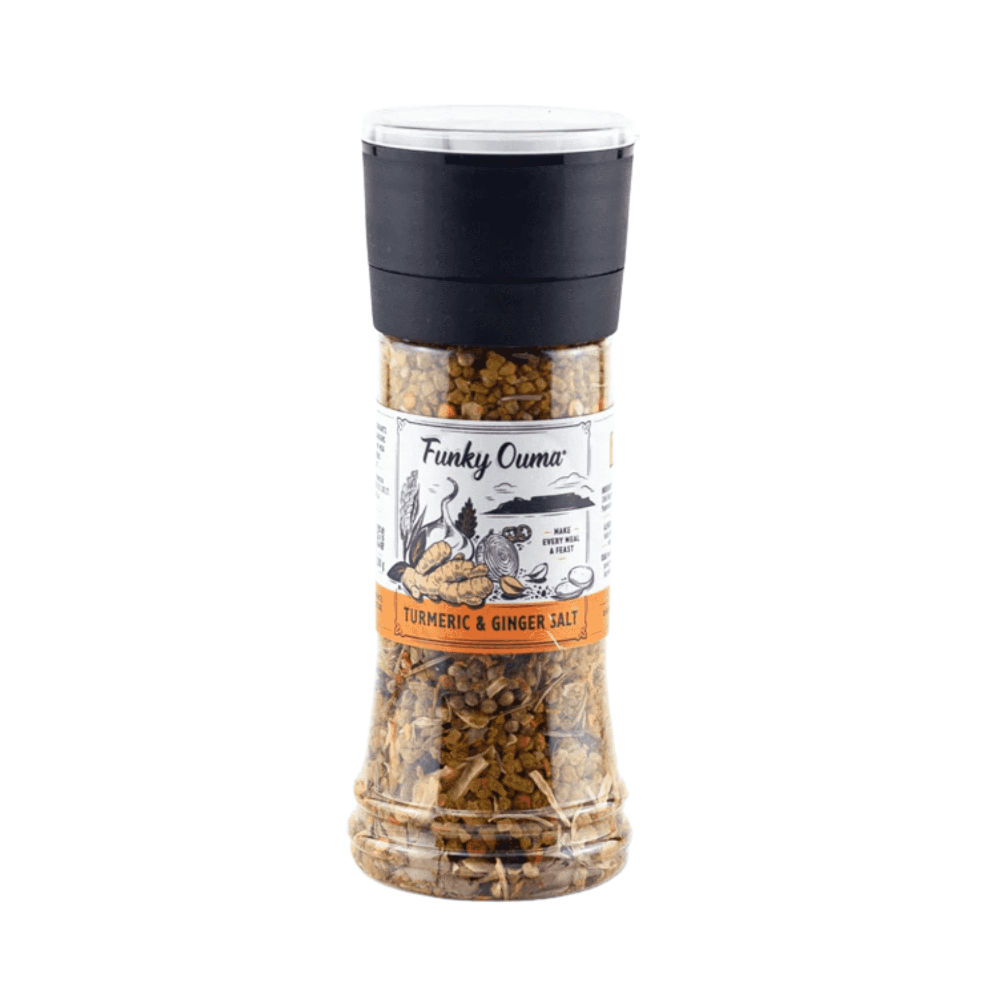 Grinder: Turmeric And Ginger Salt 250ml – BraaiVeld