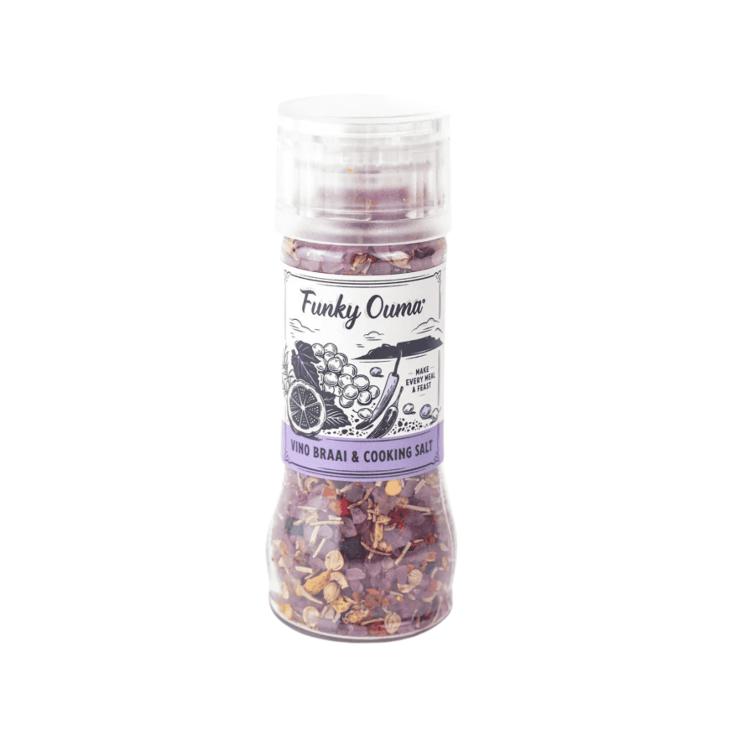 Mini Grinder: Vino Braai and Cooking Salt 80ml
