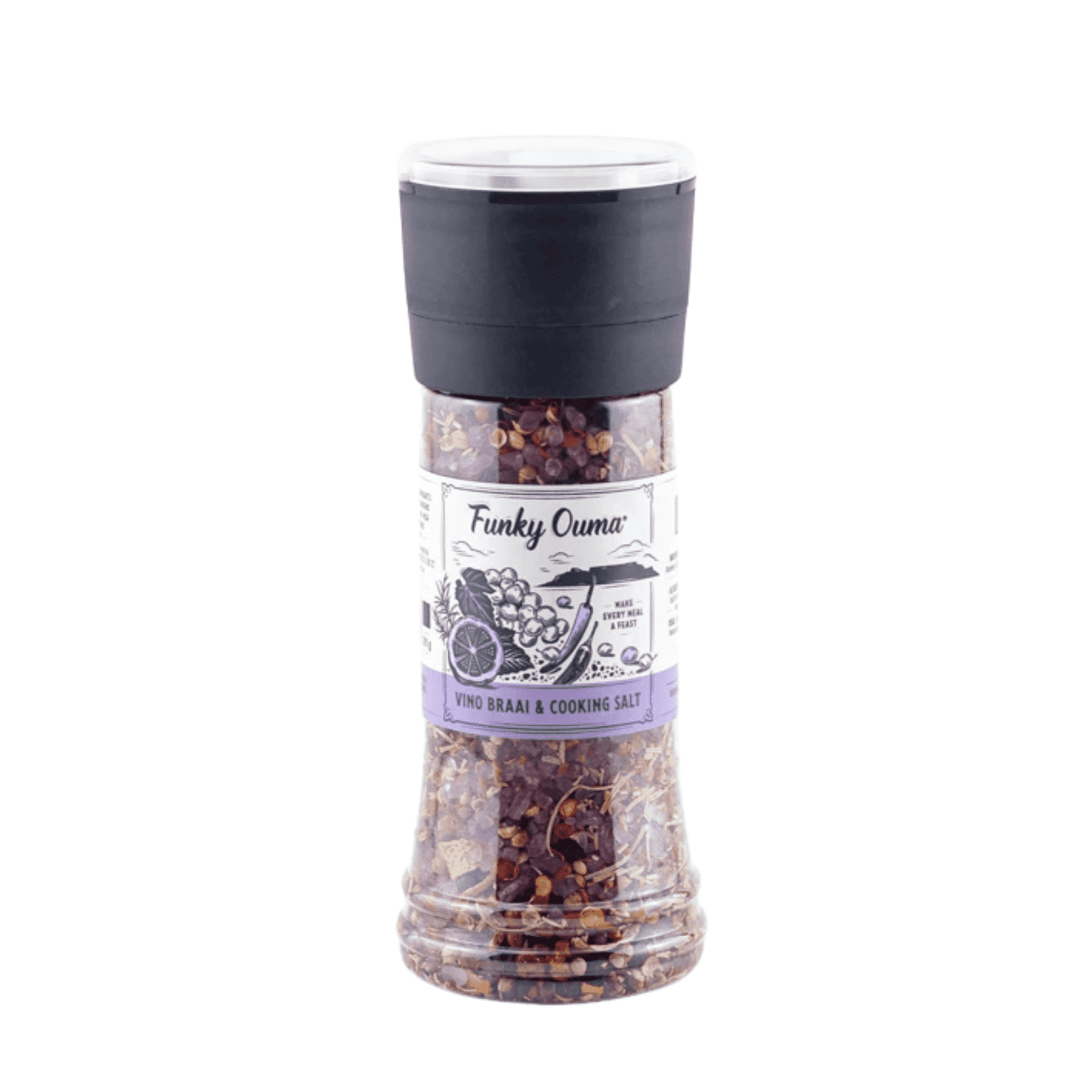Grinder: Vino Braai And Cooking Salt 250ml