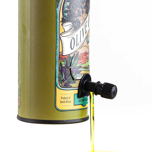 Tube: Olive Oil Tube 1L - Green Tree Design - Limited Edition