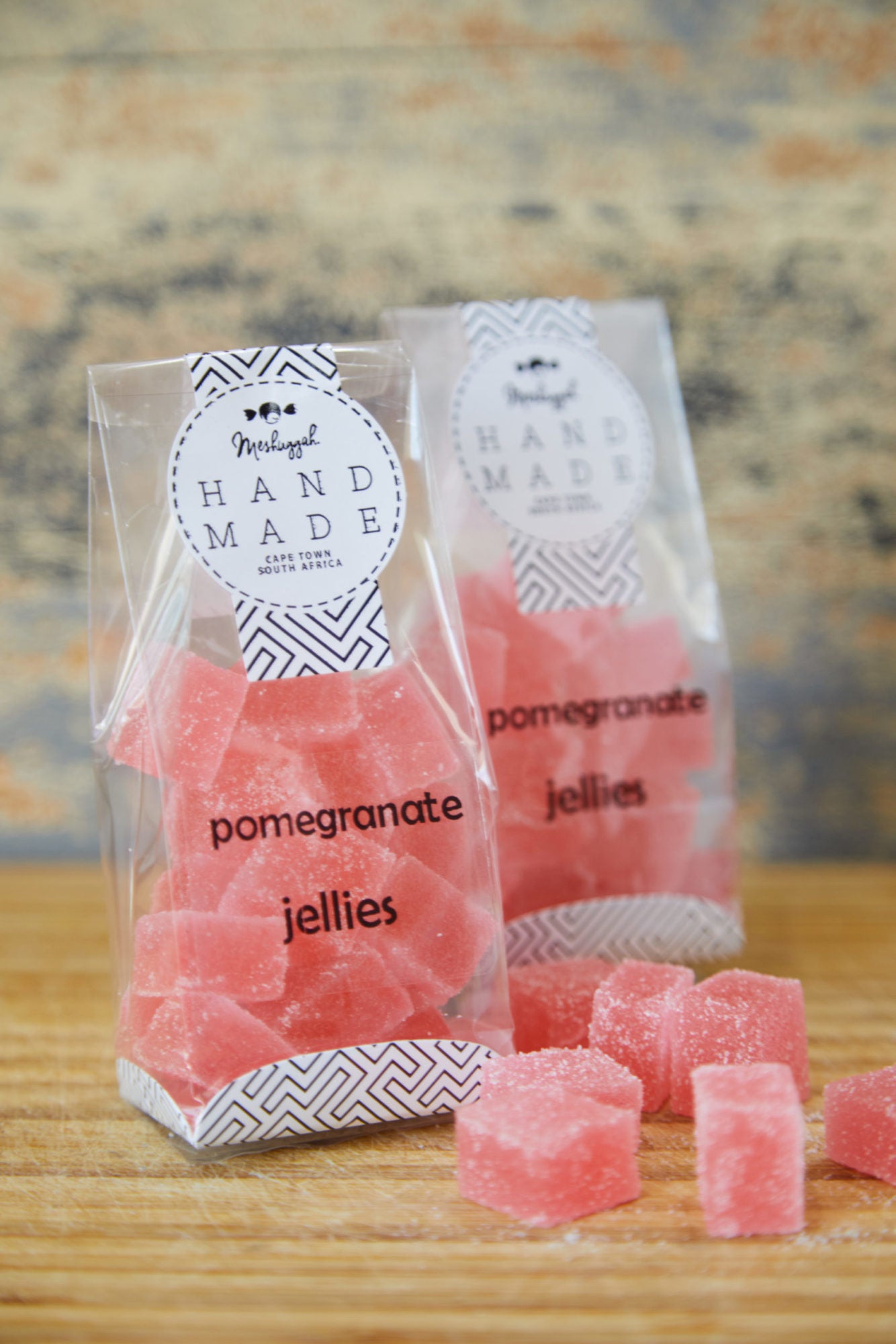 Jelly Squares - Pomegranate (Soft Pink)