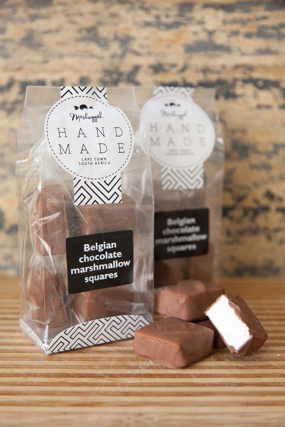 Marshmallow Squares -  Vanilla Enrobed In Belgian Callebaut Milk Chocolate