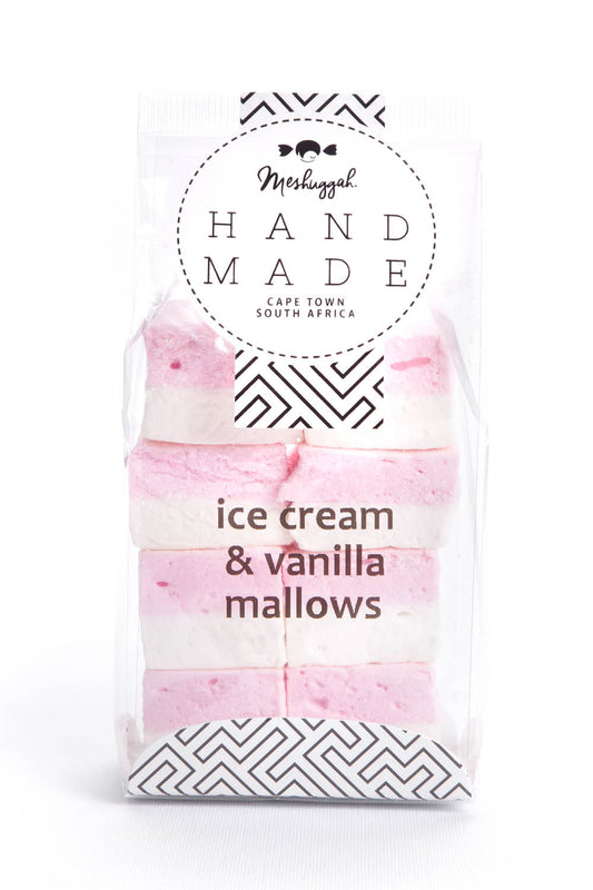 Marshmallow Squares - Double Layered Ice Cream And Vanilla