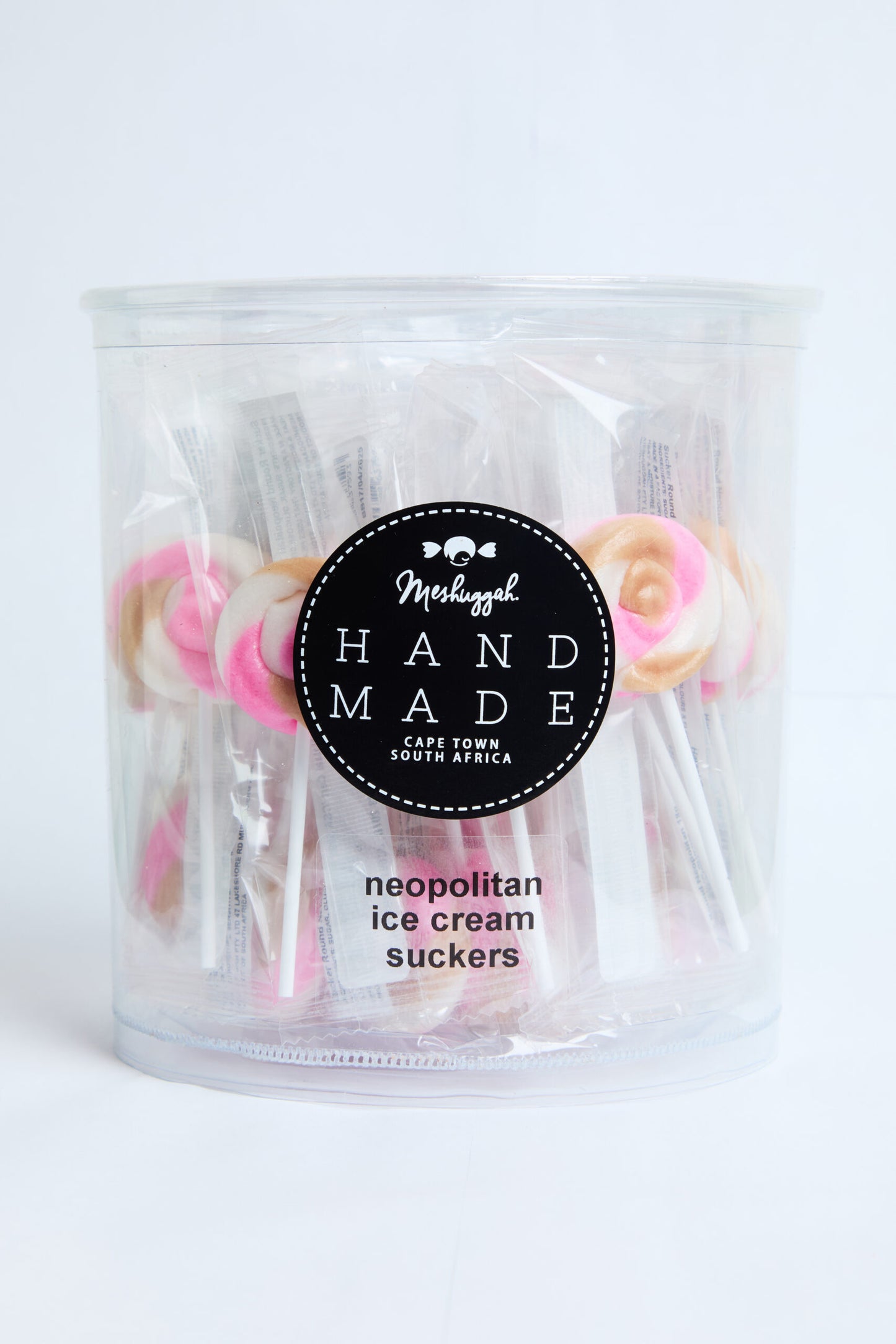 Suckers - Ice Cream - Neopolitan Flavour - Chocolate, Strawberry And Vanilla.