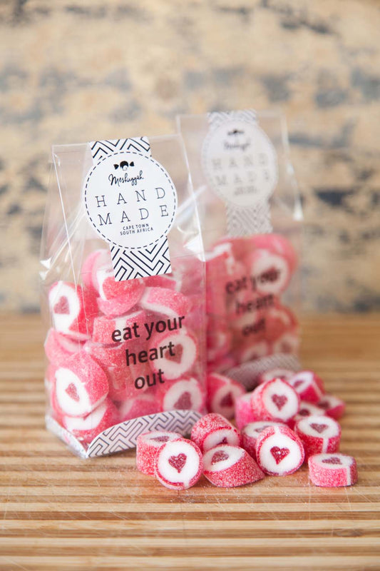 Rock Candy Hearts - Strawberry