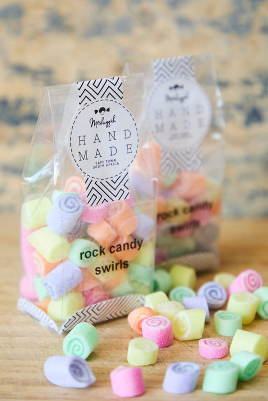 Rock Candy Pastel Swirls - (Pink, Orange, Green, Yellow, Lilac)