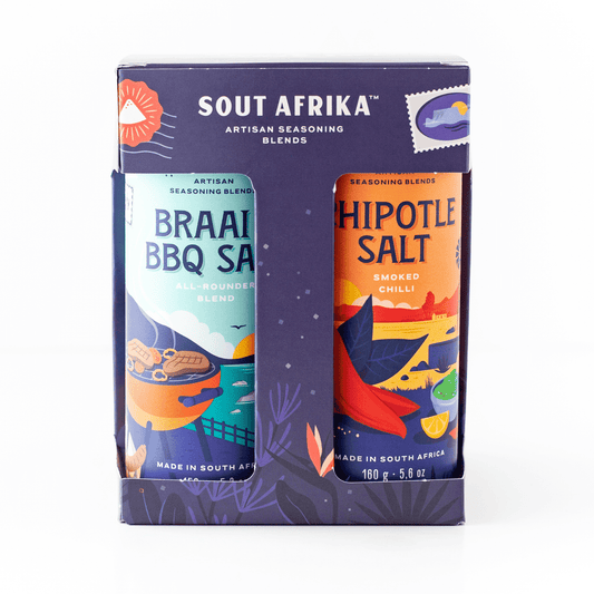 Sout Afrika 2 Pack Gift Box (Braai / BBQ & Chipotle)