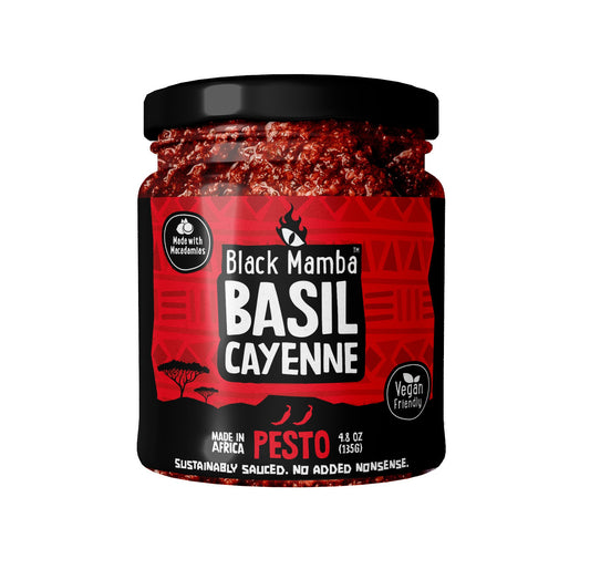 Black Mamba Basil And Cayenne Pesto 135G