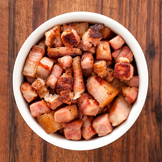 Diced Bacon Made Without Nitrites (6 X 1 Kg) Foodservice