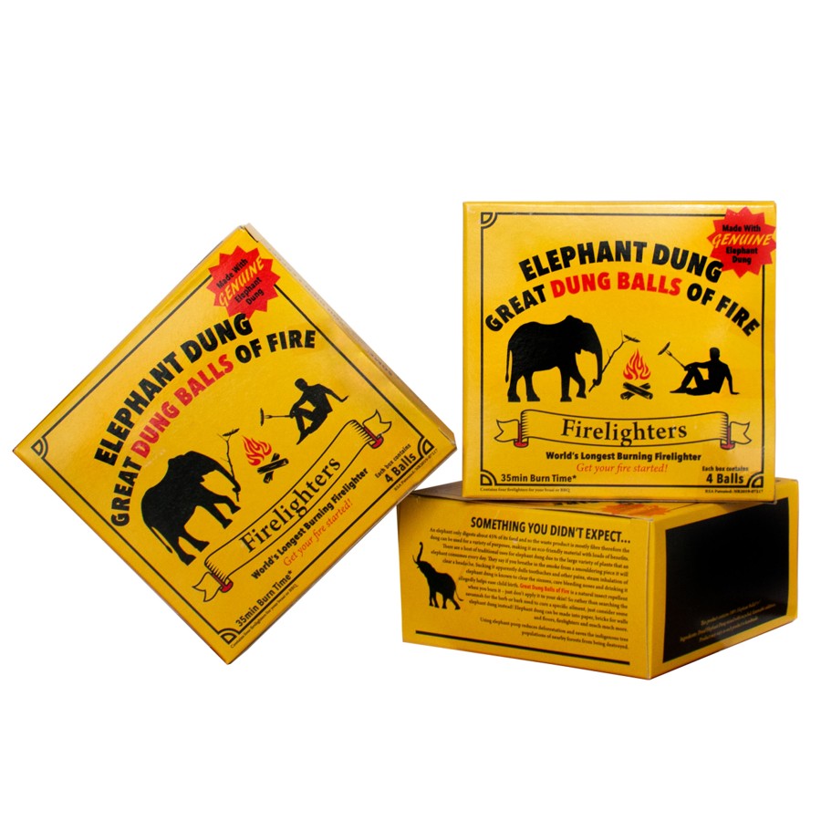 Great Dung Balls Of Fire - Eco Friendly Fire Lighters