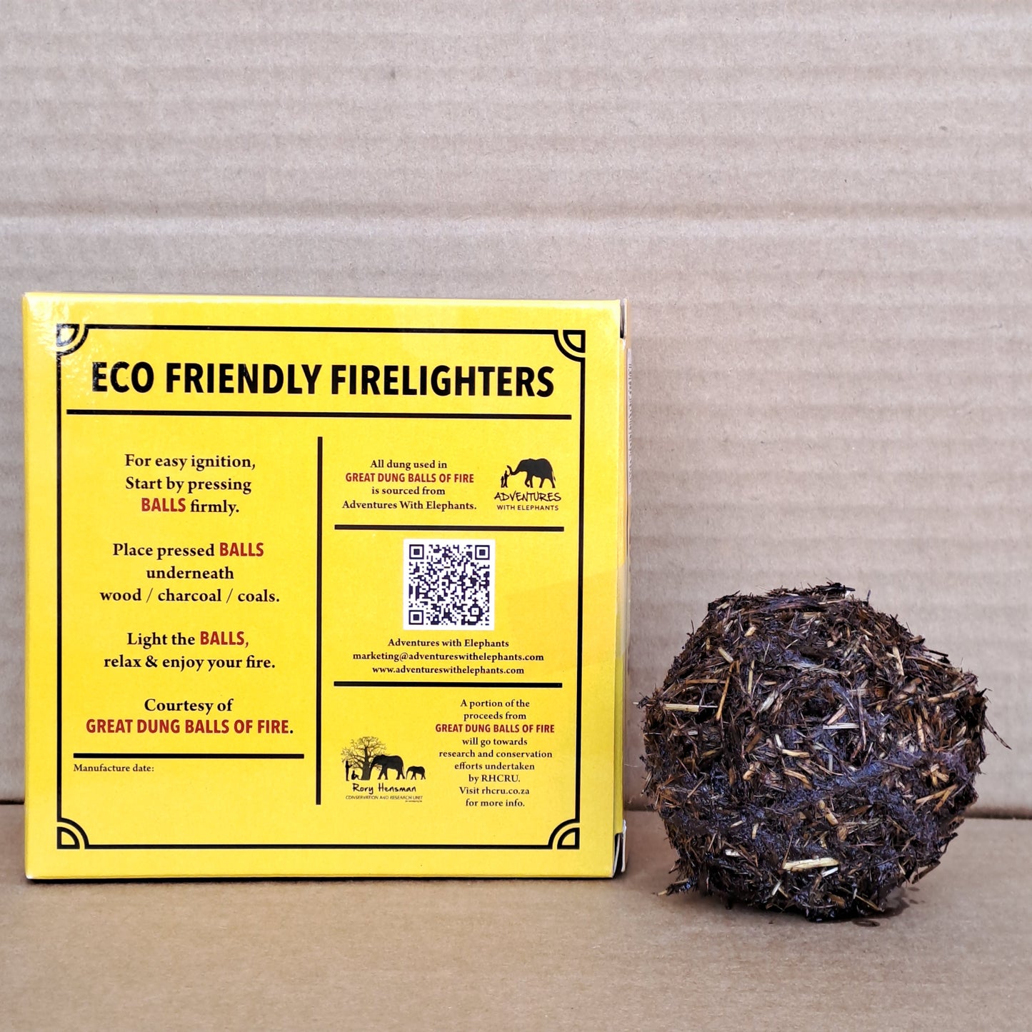 Great Dung Balls Of Fire - Eco Friendly Fire Lighters