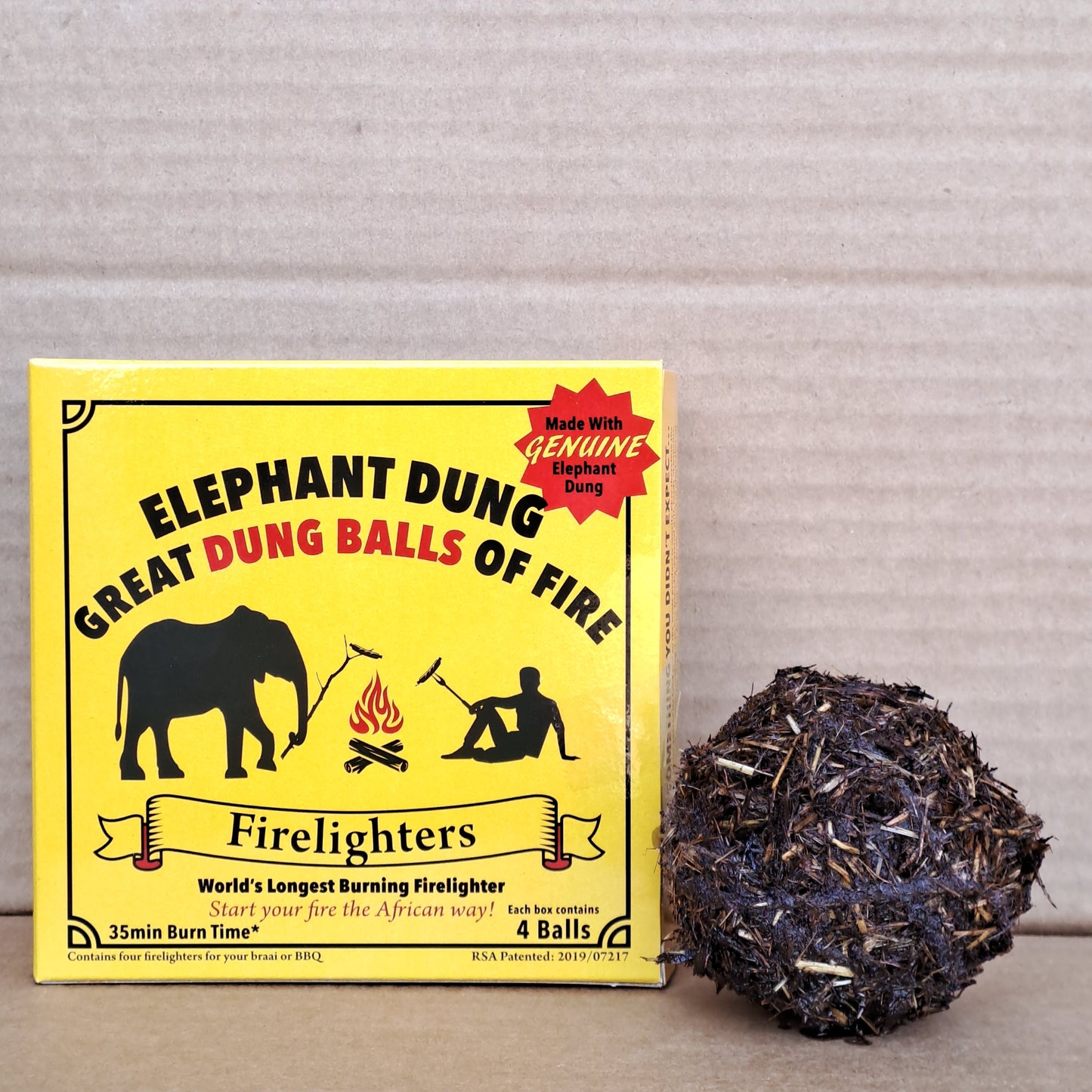 Great Dung Balls Of Fire - Eco Friendly Fire Lighters