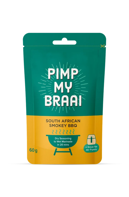 60g Pimp My Braai SA Smokey BBQ Dry Marinade