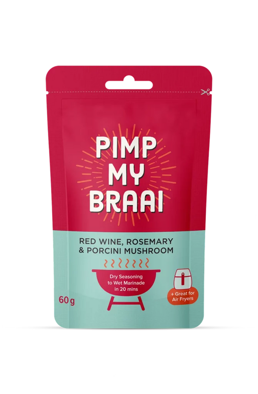 60g Pimp My Braai  Red Wine, Rosemary And Porcini Mushroom Dry Marinade