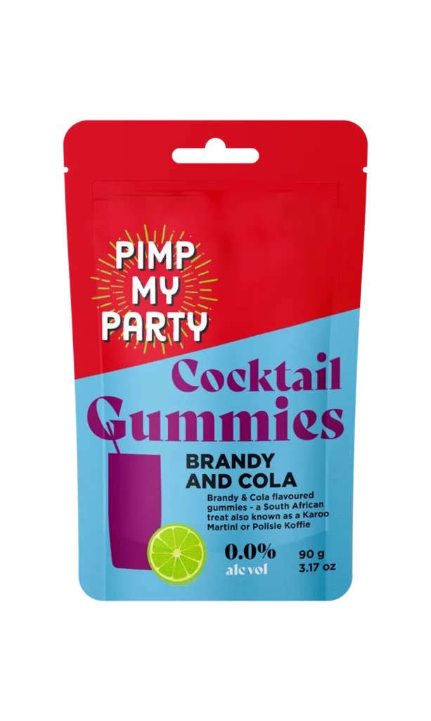 90g Pimp My Party Brandy And Cola Gummies