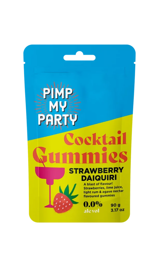 90g Pimp My Party Strawberry Daiquiri Gummies