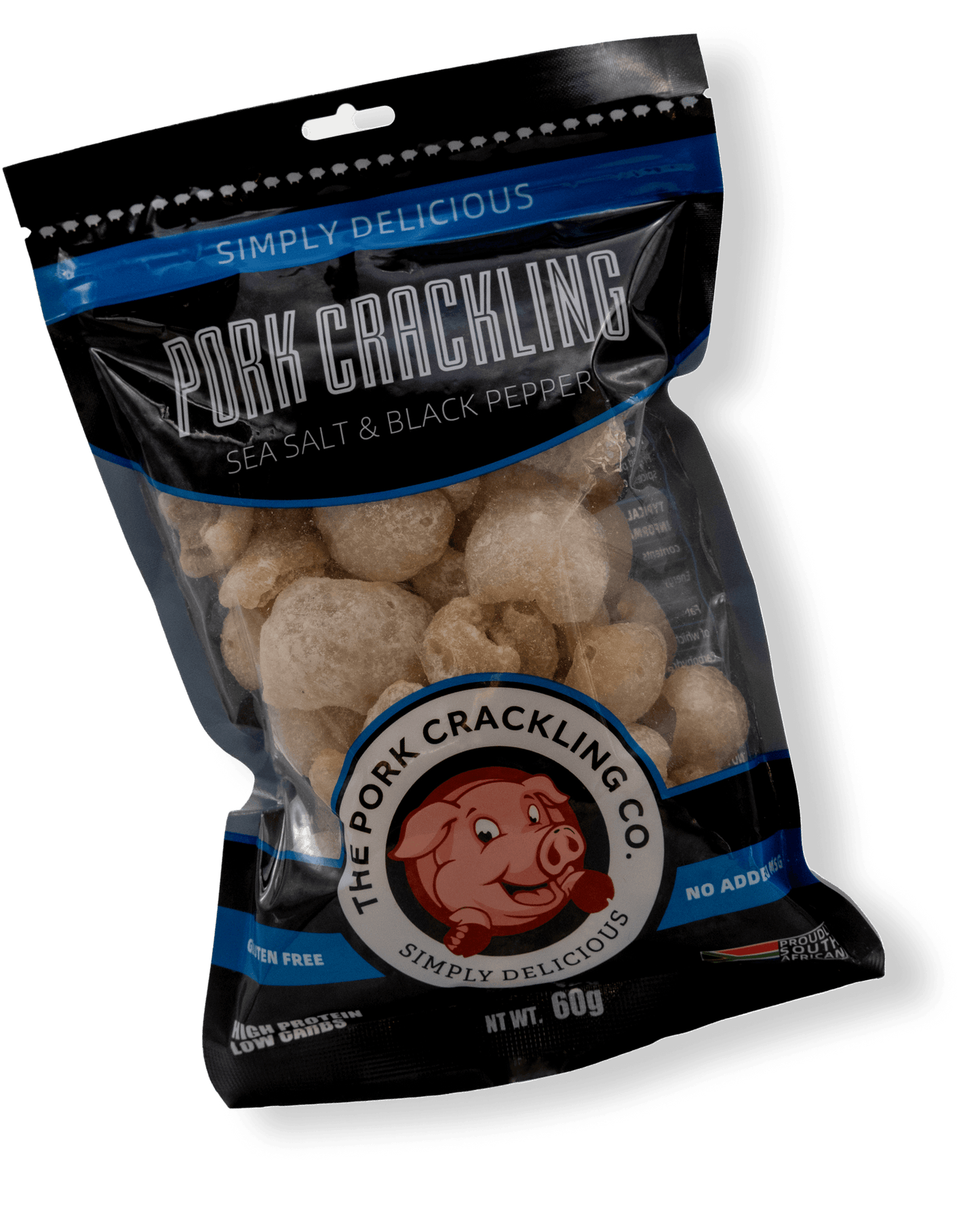 60G Pork Crackling Sea Salt And Black Pepper