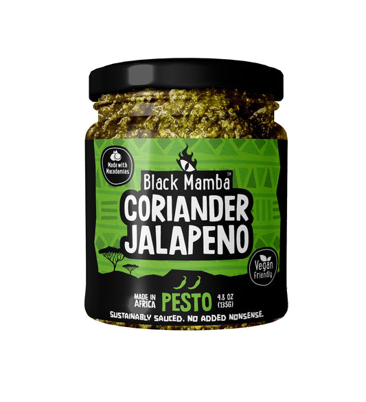 Green Mamba Coriander And Jalapeno Pesto 135G