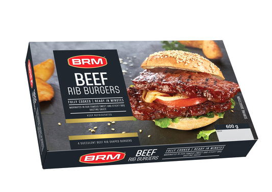 600G Beef Rib Burgers