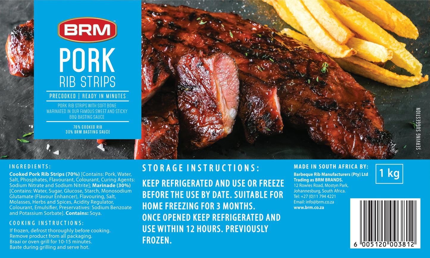 1Kg Pork Ribs Strips