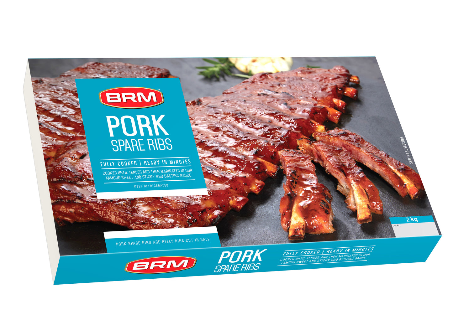 2Kg Pork Spare Ribs In BRM Basting Sauce